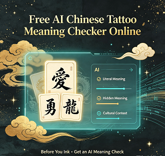 AI Chinese Tattoo Meaning Checker