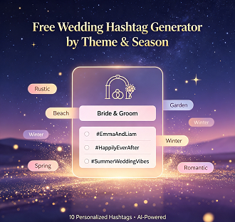 Wedding Hashtag Generator